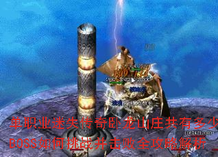 ְҵʧɽׯжٸBOSSսȫԽ