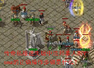 传奇私服遗失版中法师单人刷Voma的正确操作步骤是什么? 传奇私服遗失版中法师单人刷Voma的正确操作步骤是什么?