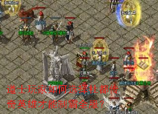 道士玩家如何选择杜都传奇英雄才能制霸全服? 道士玩家如何选择杜都传奇英雄才能制霸全服?