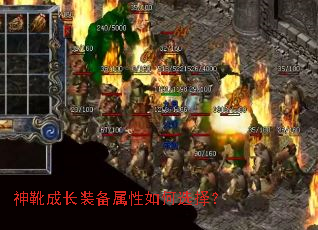 神靴成长装备属性如何选择? 神靴成长装备属性如何选择?
