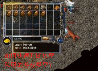 如何快速判断传奇私服的游戏类型? 如何快速判断传奇私服的游戏类型?