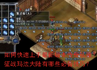 如何快速上手最新版本传奇私服?征战玛法大陆有哪些必备技巧? 如何快速上手最新版本传奇私服?征战玛法大陆有哪些必备技巧?