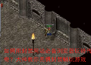 如何用封禁网站必备浏览器玩转传奇?大神教你无惧封禁畅玩游戏 如何用封禁网站必备浏览器玩转传奇?大神教你无惧封禁畅玩游戏