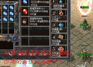 ��ο��������ȼ�����սɳ���ر���������Щ��