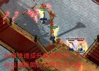 如何快速提升血盟等级?十大神级攻略助你称霸玛法大陆 如何快速提升血盟等级?十大神级攻略助你称霸玛法大陆