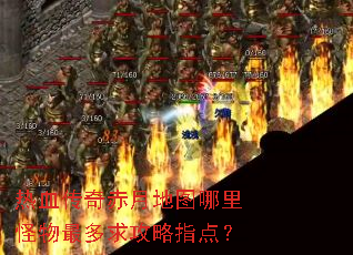 热血传奇赤月地图哪里怪物最多求攻略指点? 热血传奇赤月地图哪里怪物最多求攻略指点?