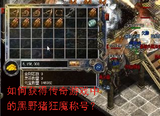 ��λ�ô�����Ϸ�еĺ�Ұ����ħ�ƺţ�