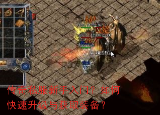 传奇私服新手入门?如何快速升级与获取装备? 传奇私服新手入门?如何快速升级与获取装备?