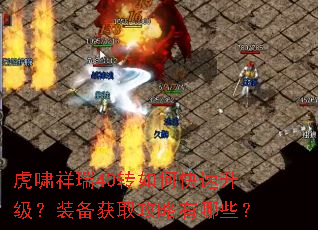 虎啸祥瑞40转如何快速升级?装备获取攻略有哪些? 虎啸祥瑞40转如何快速升级?装备获取攻略有哪些?